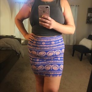 Bodycon mini skirt